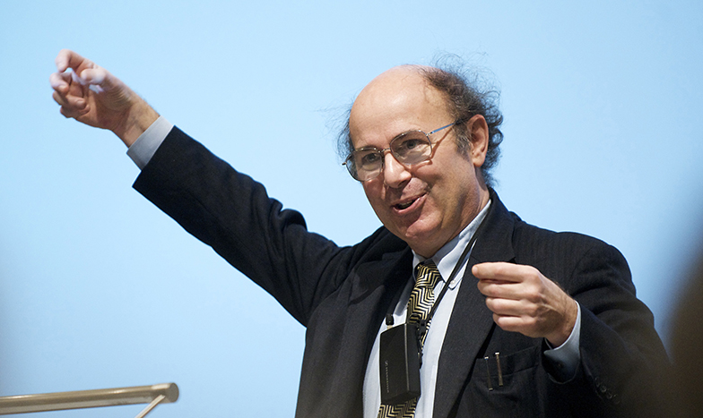 Frank Wilczek bei seiner Vorlesung anlässlich der Einstein Lectures 2009 an der Universität Bern.