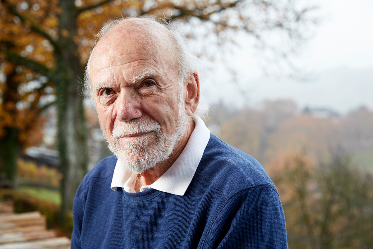 Physik-Nobelpreisträger Barry Barish. © Universität Bern, Bild: Annette Boutellier
